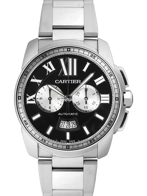 calibre de cartier chronograph replica|cartier calibre retro.